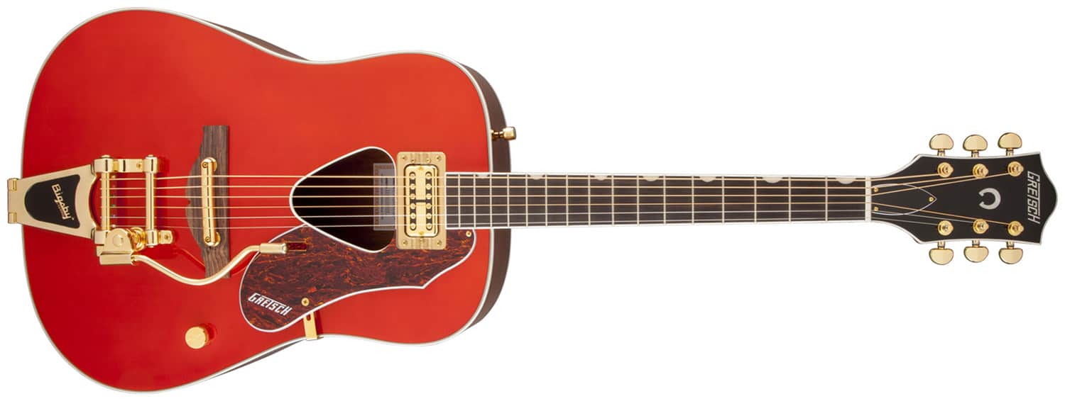 VIOL�O RANCHER C/ BIGSBY GRETSCH G5034TFT ACOUSTIC COLLECTION - 270-4034-522 - SAVANNAH SUNSET